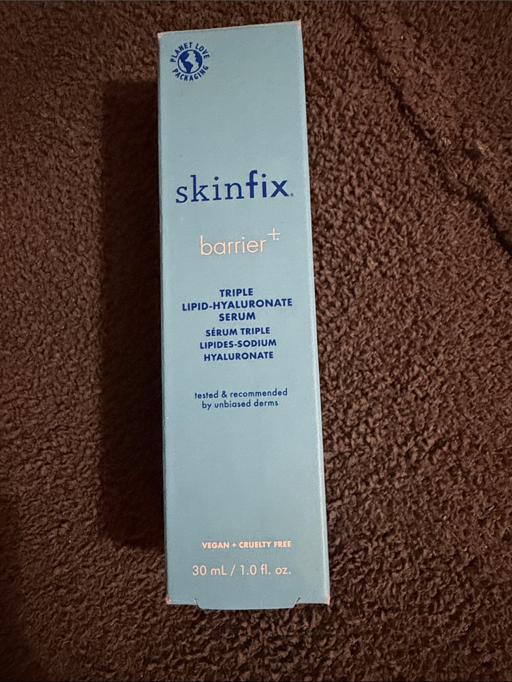 Skinfix Barrier+ Triple Lipid-Hyaluronate Serum – light blue